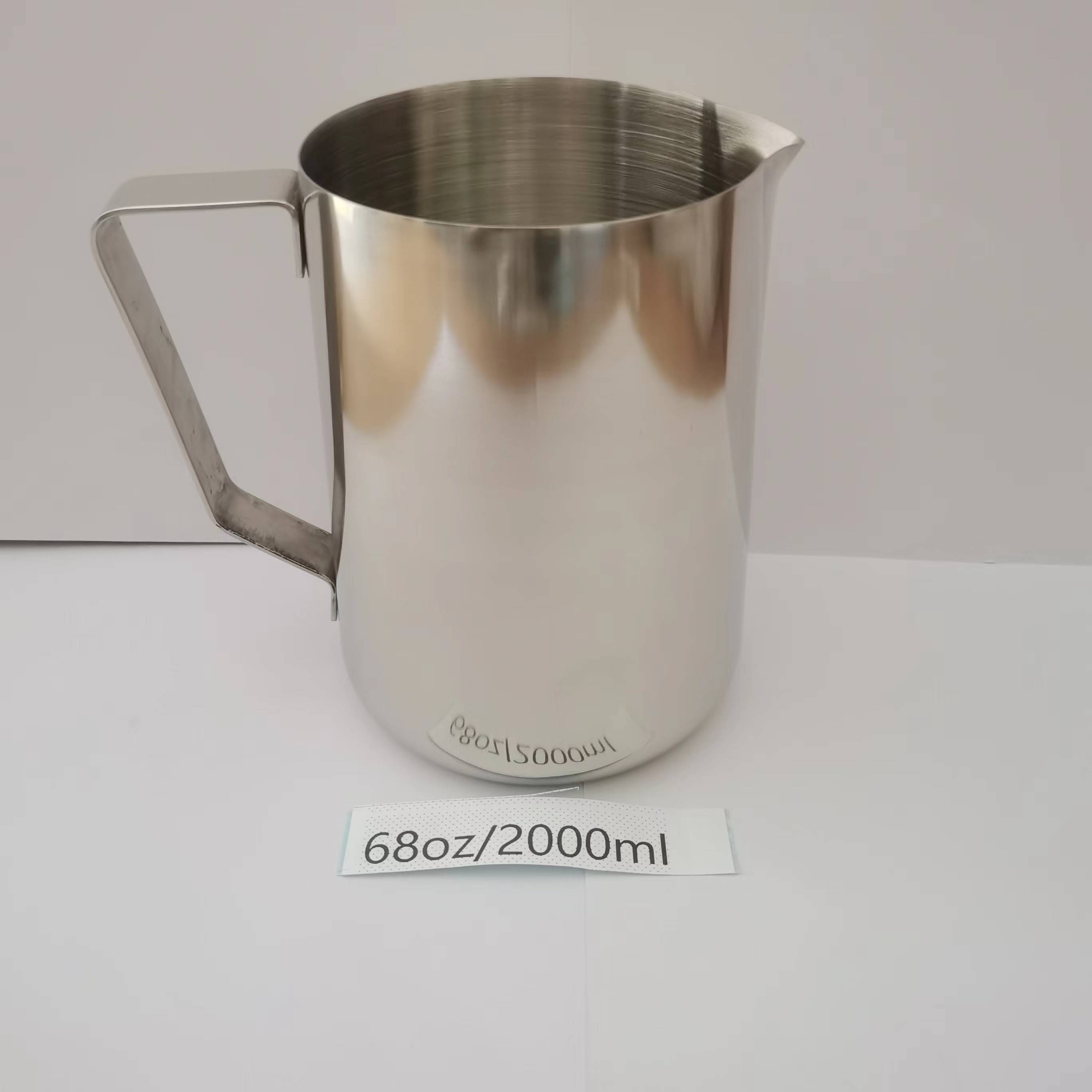Stainless Steel Espresso Coffee Pitcher Craft Latte Milk Frothing Jug Mugs  150ML,350ML,600ML,1000ML 