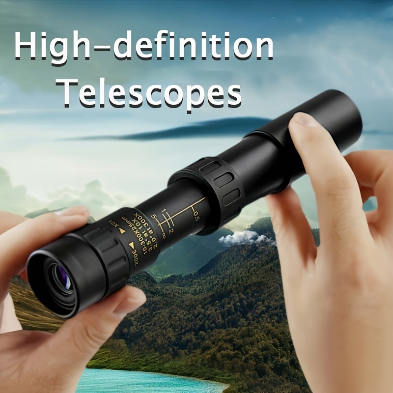 Monocular Telescópico Zoom 10 300x Hd Profesional Largo - Temu