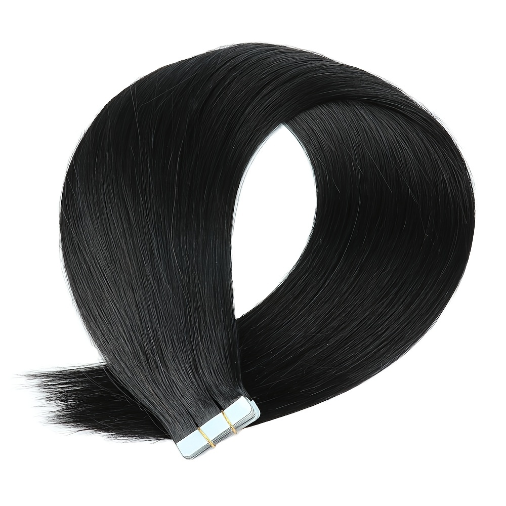 Tape In Hair Extensions Straight Texture Wigs Synthetic Hair Temu