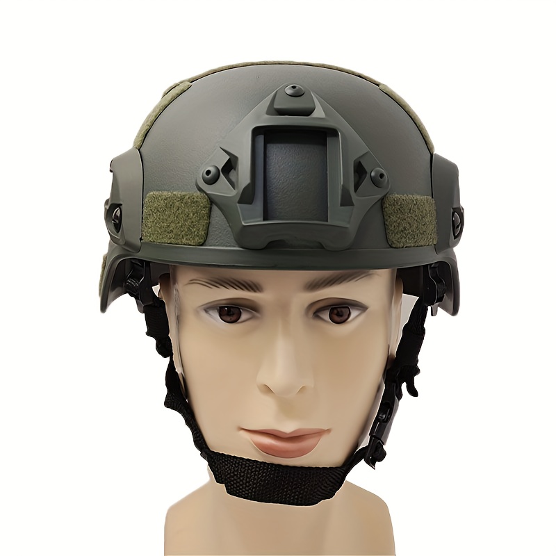 Casque tactique militaire Airsoft Gear Paintball Protecteur de tête avec  caméra de sport de vision nocturne