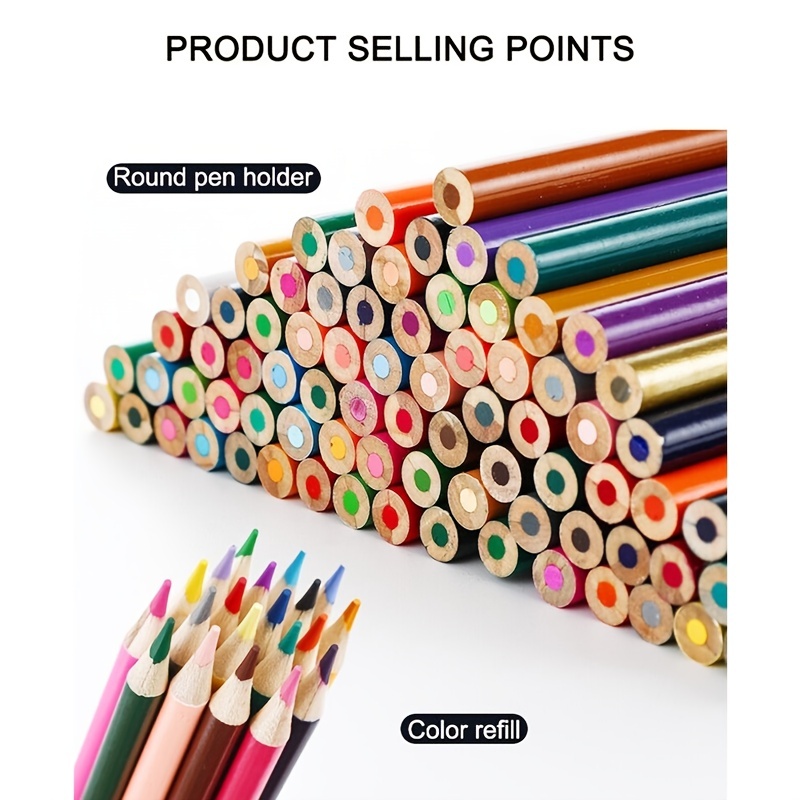 Brutfuner 80 Skin Colors Oil Pencil Artist Professional Color Pencils Set  Painting Students Drawing Art Supplies
