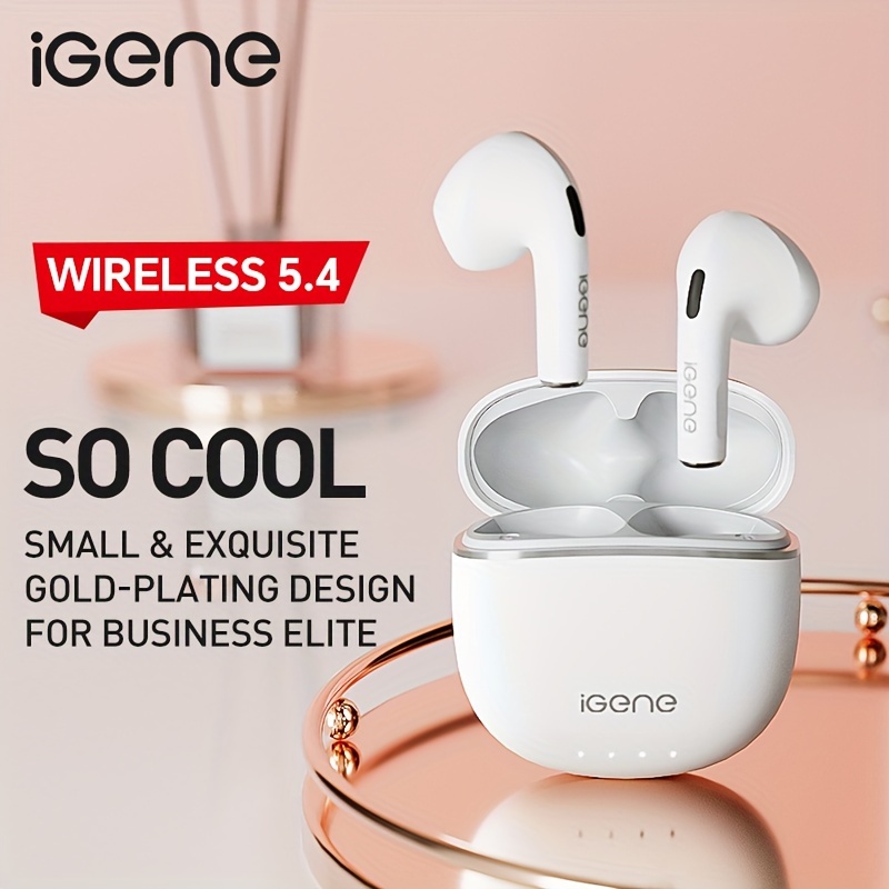 Wireless Earbuds Bt Compatible Earbuds 5 2 Headphones Noise Cancellation  Earphones 24h Playtime Pop Ups Auto Pairing In Ear Hi Fi Stereo Sound Mic  Ipx7 Waterproof Headset For Iphone Ios - Electronics - Temu Spain