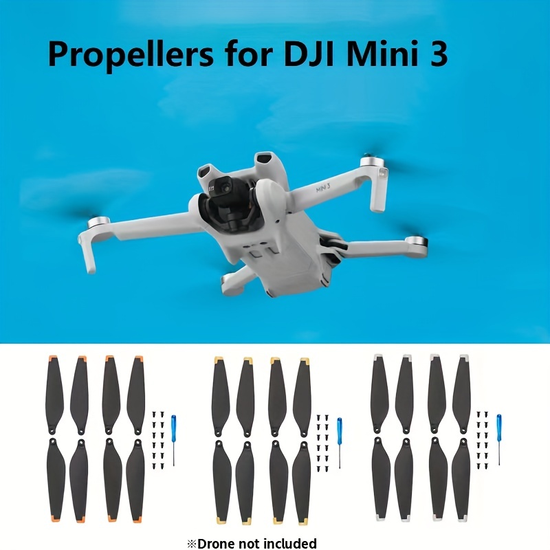 

Propellers For Dji Mini 3/mini 3 Pro Drone Replacement Low-noise And Quick-release Blades Props Accessories
