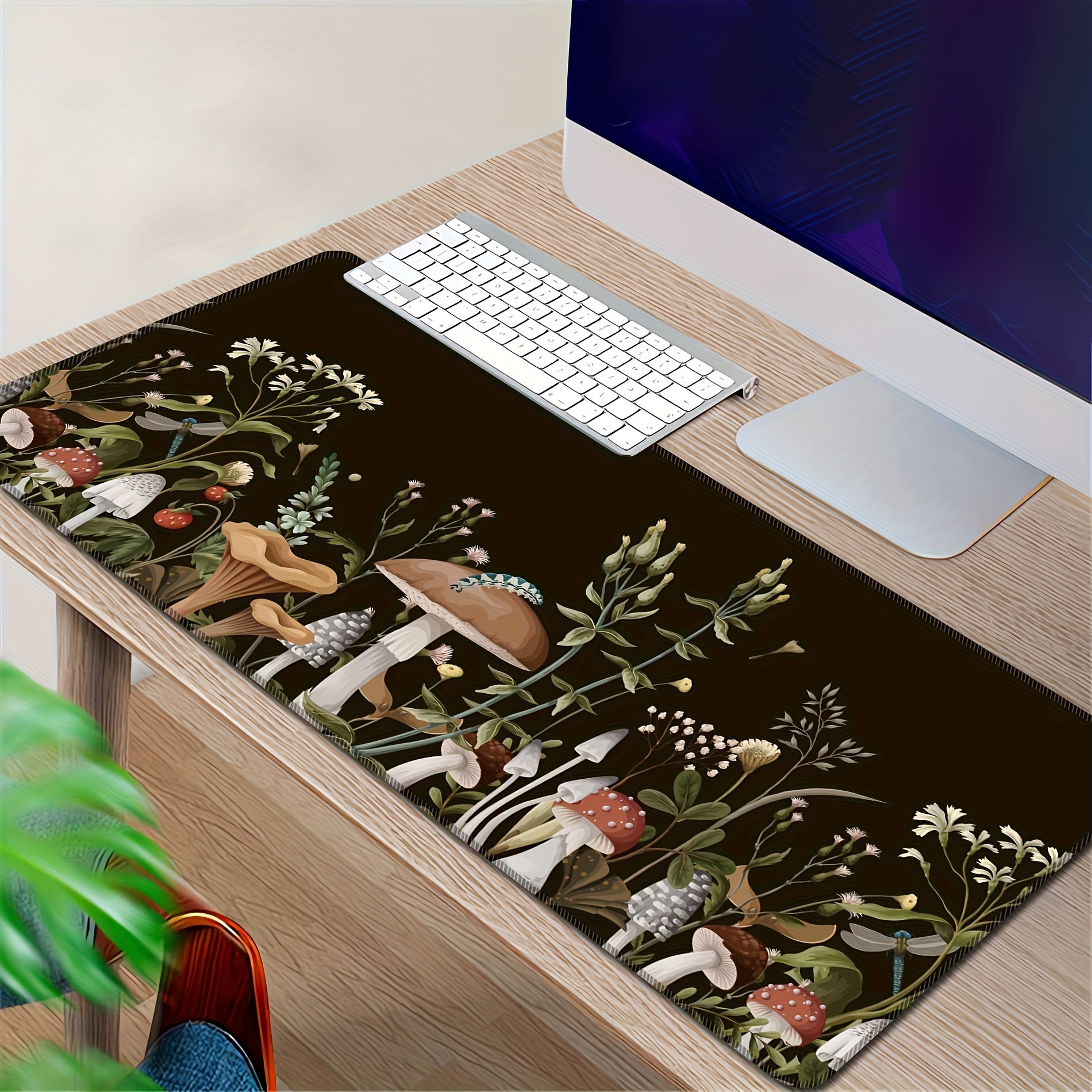 Dream Garden Tulip Mouse Pad Office Desktop Mat Computer - Temu