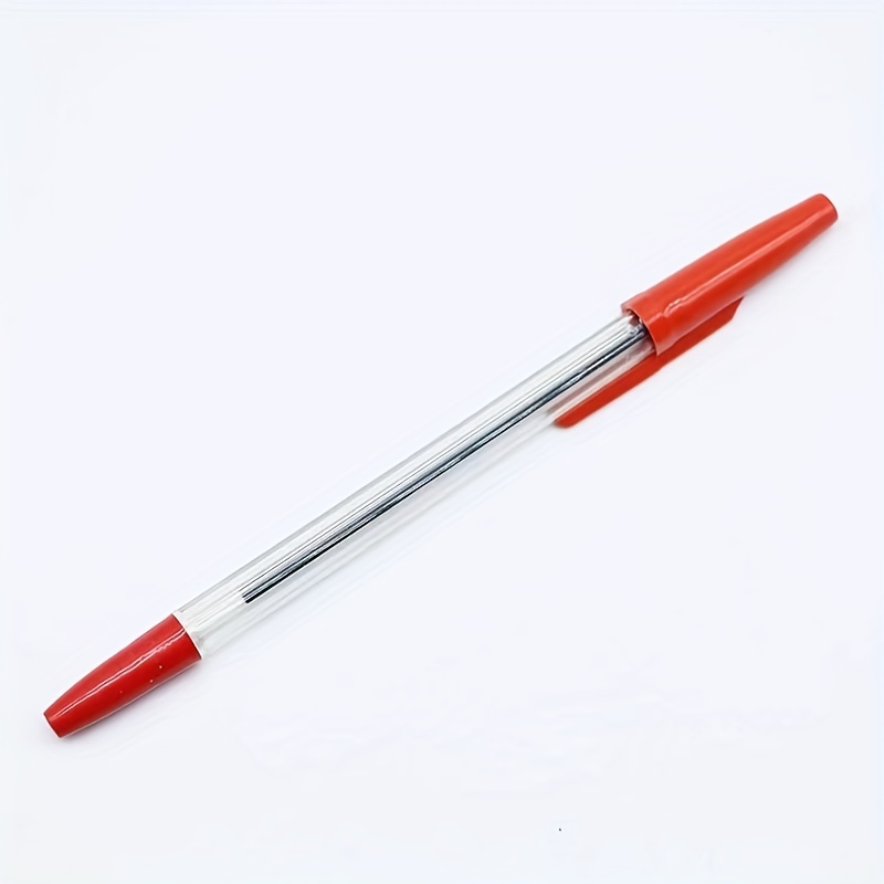 6 Transparent Plastic Ballpoint Pen Holder Eyebrow - Temu