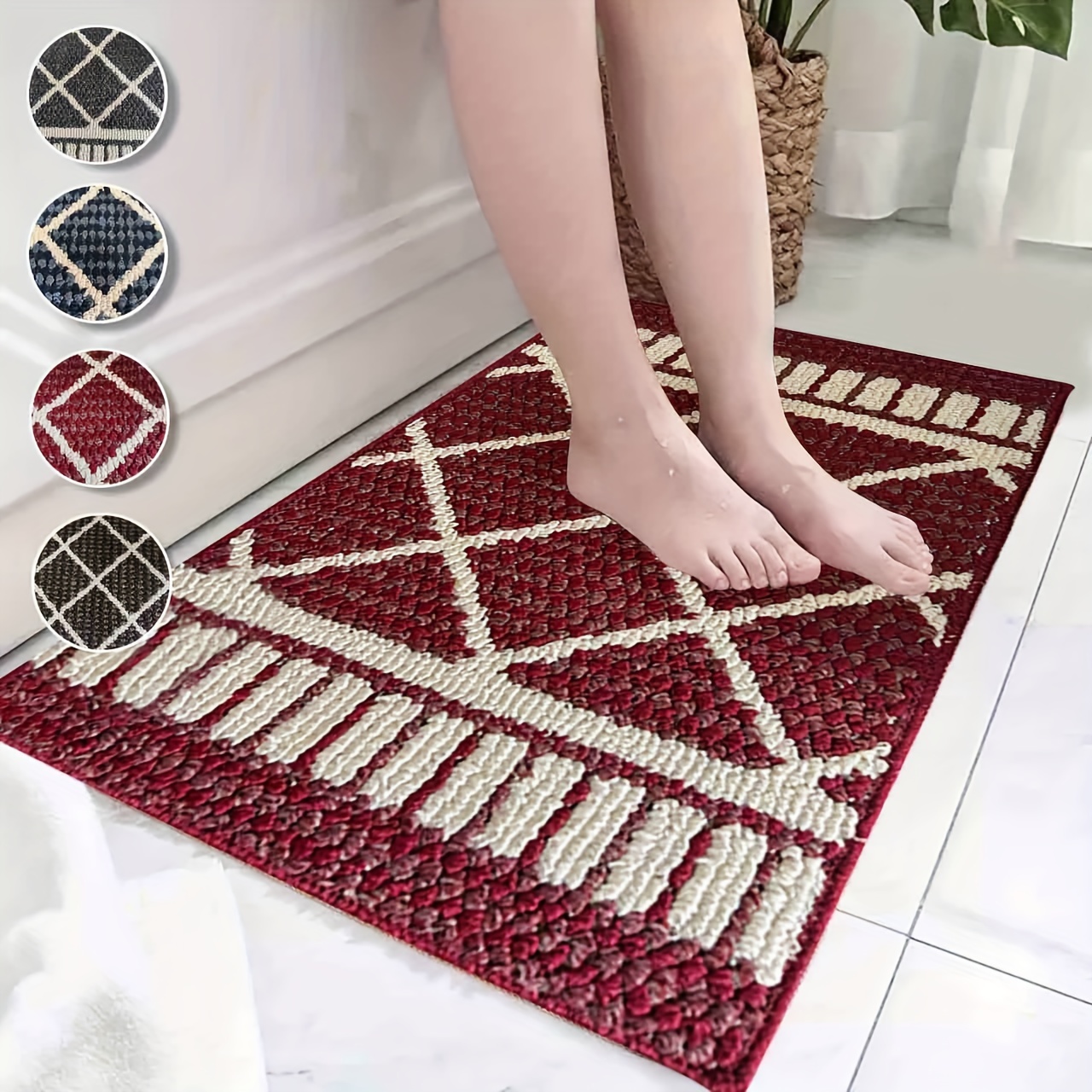 Welcome Door Mat, Non-slip Front Door, Outdoor Indoor Entrance Mat, Welcome  Mat, Machine Washable, Suitable For Family, Living Room, Kitchen, Bedroom,  Farmhouse, Hallway, Laundry Room, Kitchen Carpet - Temu