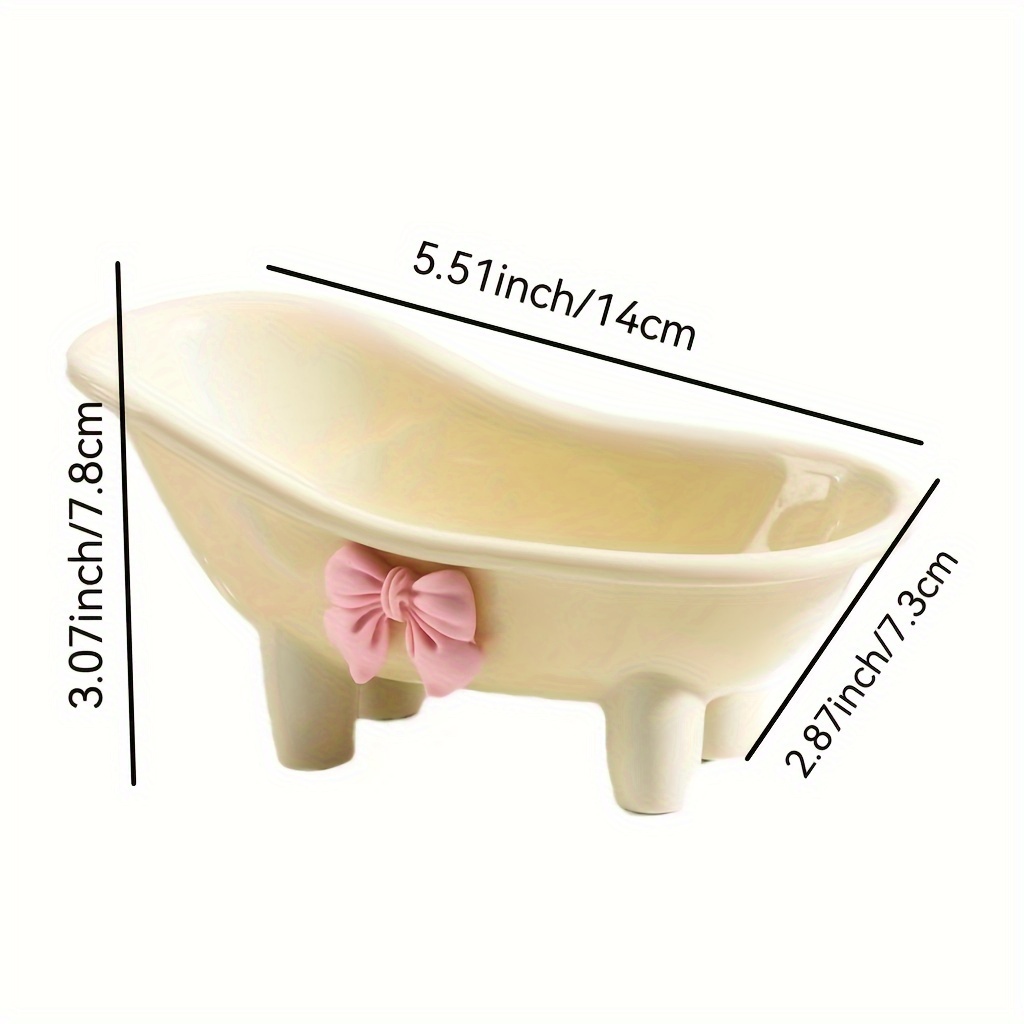 Multifunctional Bathtub Storage Box Mini Soap Tray For - Temu