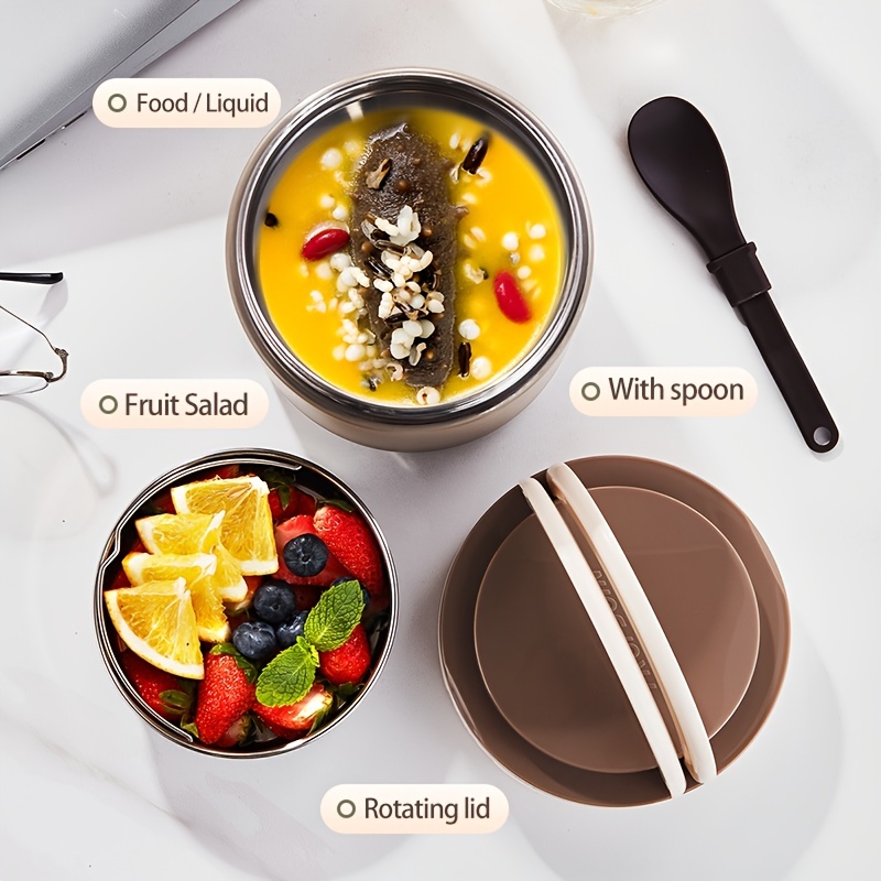 Lunch Box Insulation Bowl Insulated Soup Thermos Thermal Case Stainless  Steel Hot Food Container Leakproof