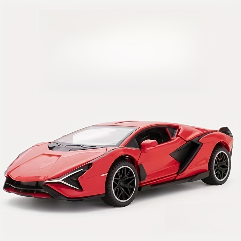 Alloy Car Model, 4 Doors Open, Pull Back Running Toy, Off-road Car Ornament Gift