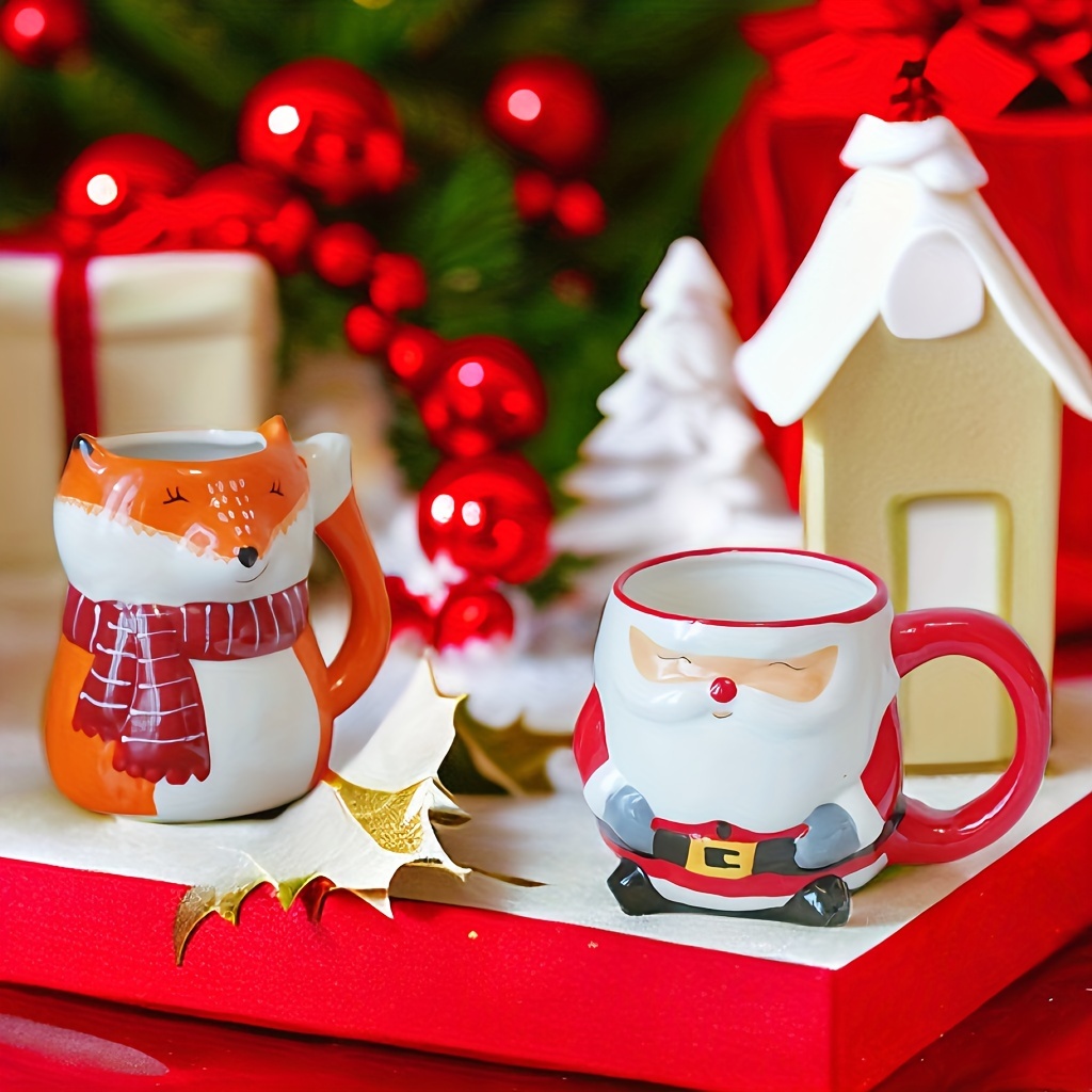 Christmas Creative Coffee Mug  Creative Co Op Christmas Mugs - Ceramic  Christmas Mug - Aliexpress