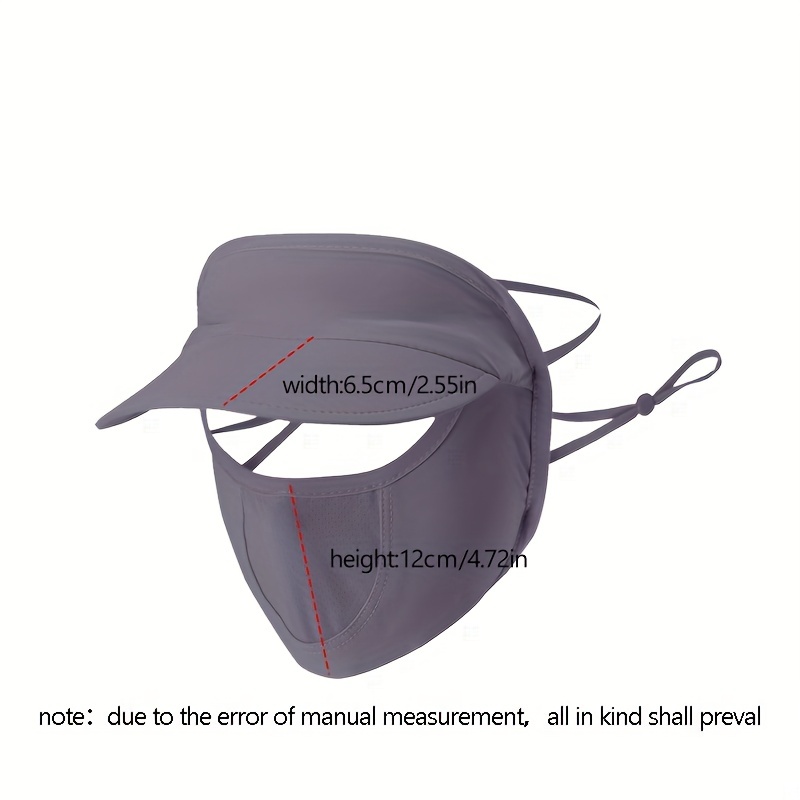Breathable Sunproof Mask with Brim for Cycling