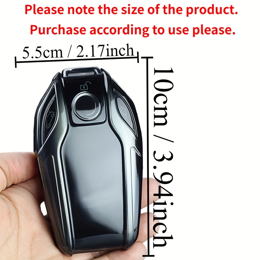 TPU Car Fully Key Case LED Display Screen Key Cover Case Holder