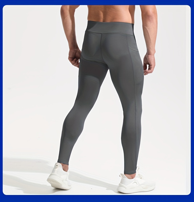 Compression Pants Sports Shorts Men's Elastic Quick-drying Breathable  Basketball Leggings Running Track And Field Training Pants Fitness Shorts  L1I7 