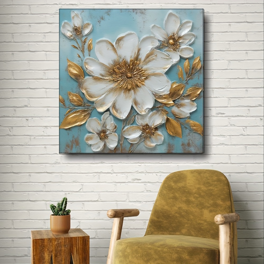 Canvas Poster Vintage Abstract Black Flower Canvas Wall Art - Temu Canada