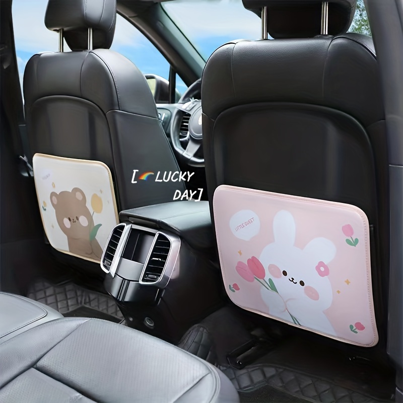 Stay Cool This Summer With Cute Cartoon Rabbit Car Seat Covers! - Temu