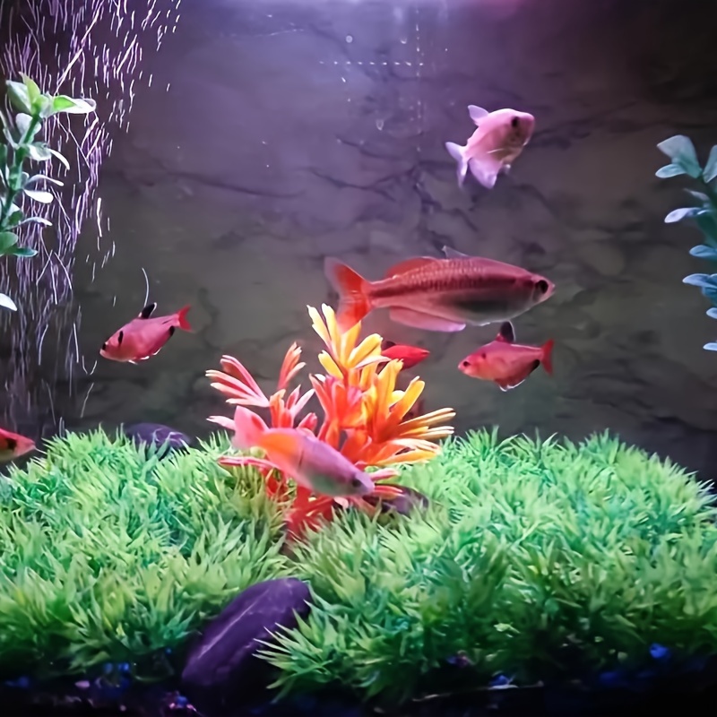 Artificial Grass Aquarium Water Lawn Ornament Aquatic - Temu Philippines