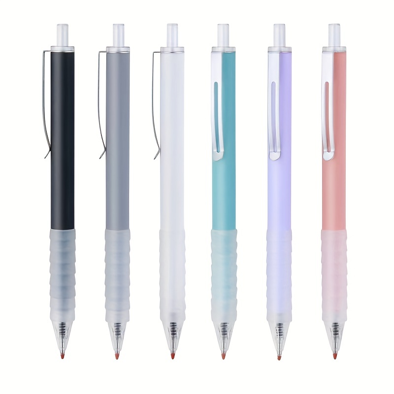 Retractable Gel Pens Fine Point Black Ink Comfort Grip For - Temu