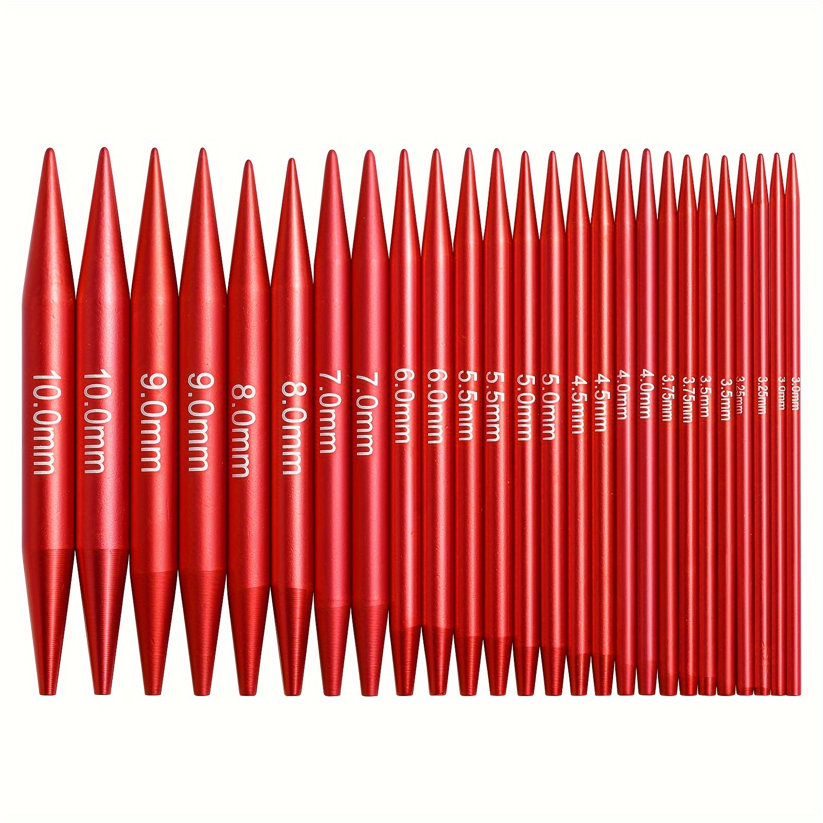 Red Circular Knitting Needle Tool Set Cabled Circular - Temu