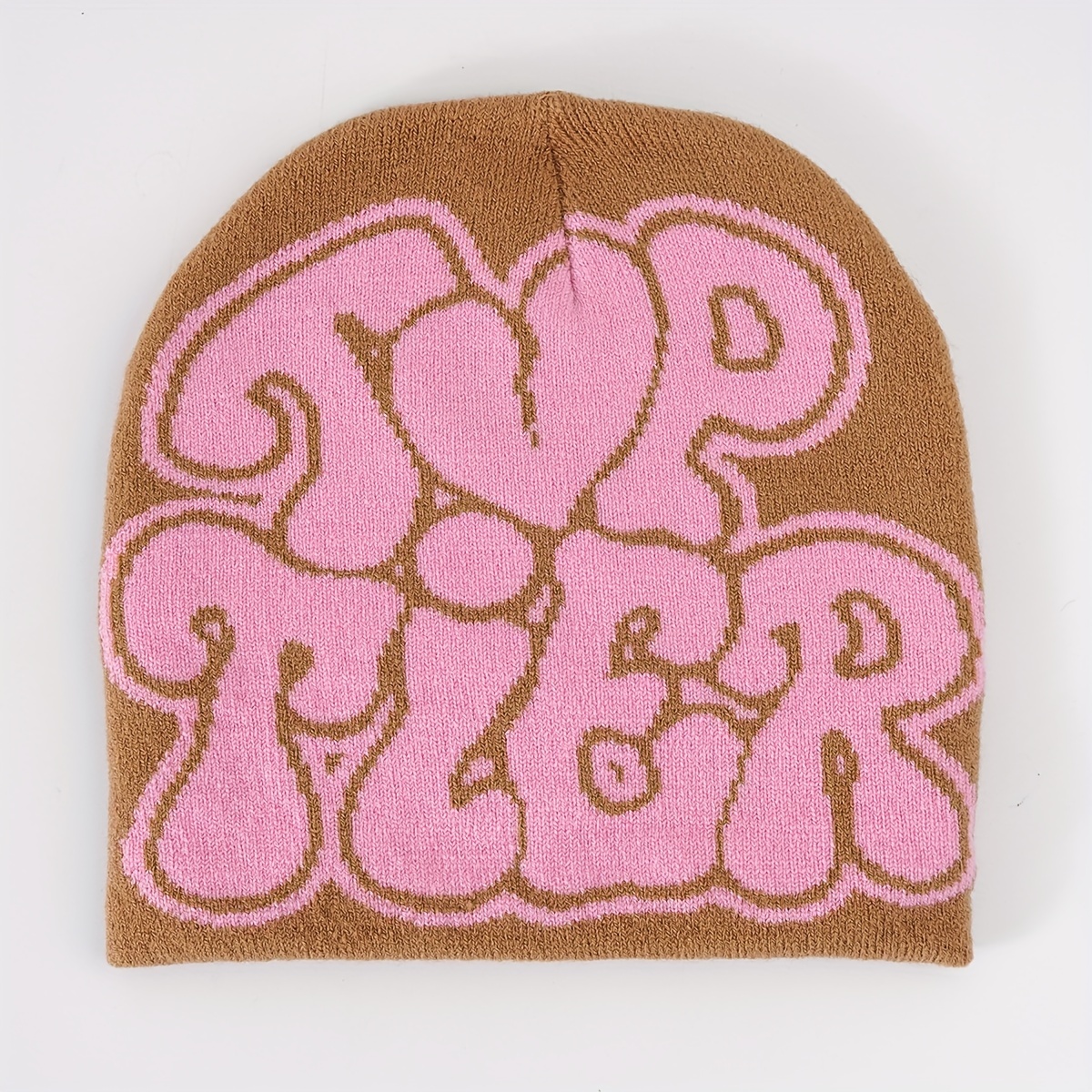 Y2K Knitted Beanie Hat for Men and Women