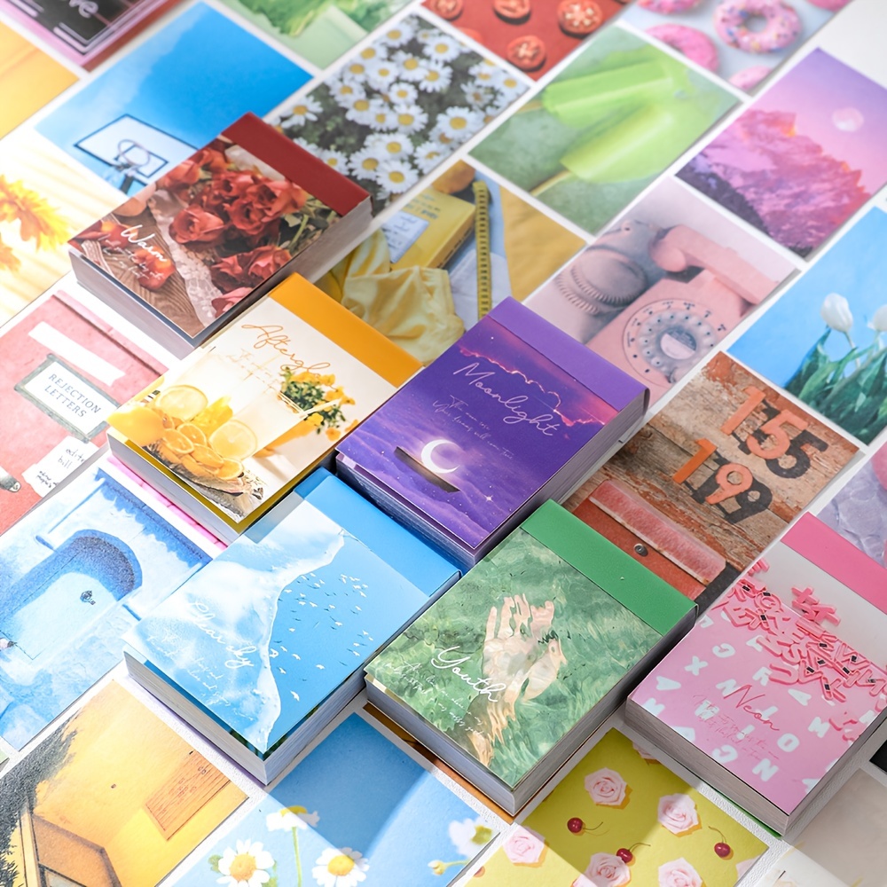  6 Sets 300Pcs Washi Stickers, Aesthetic Journaling