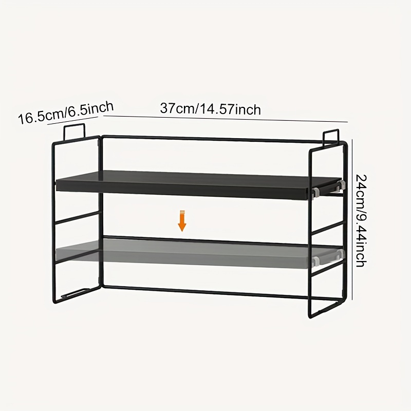 Dropship 1pc Double Layer Finishing Rack College Student Dormitory Small  Shelf Desktop Stationery Mini Storage Storage Rack Divider to Sell Online  at a Lower Price