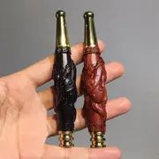 1pc handmade carved pixiu cigarette holder filter suitable for thick and thin cigarette for men and women details 4