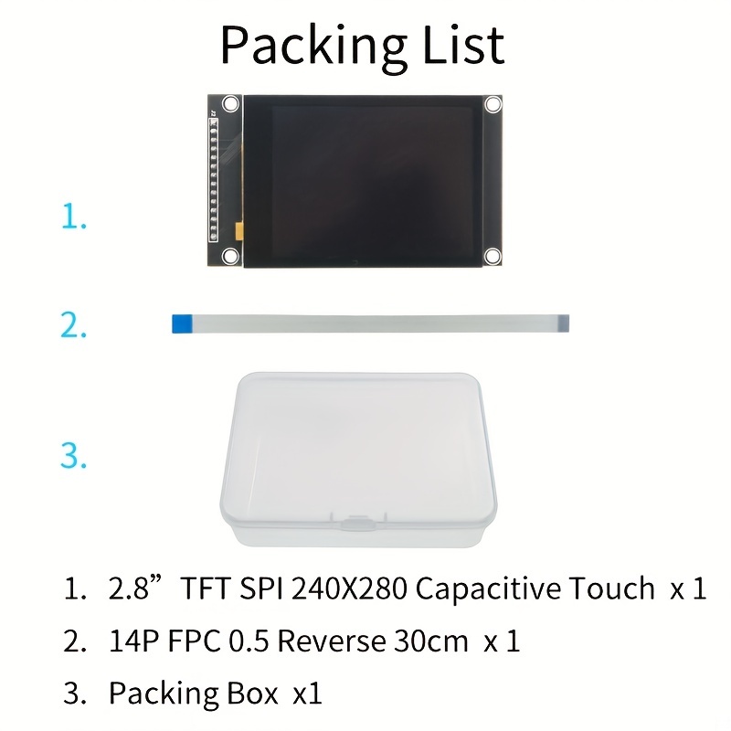 Compatible LCD Display 2.5″ (LCD 1602) (I2C communication)