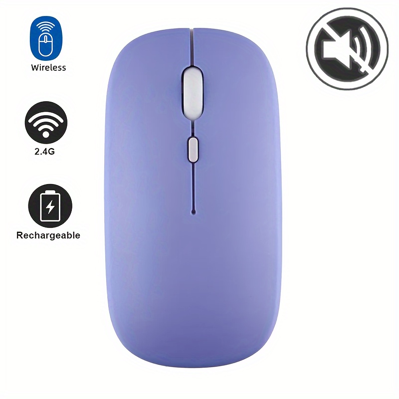 Souris sans fil charge Bluetooth, souris sans fil silencieuse et  silencieuse, pour Macbook Pro Macbook Air / mac / ordinateur portable /  ordinateur portable / pc