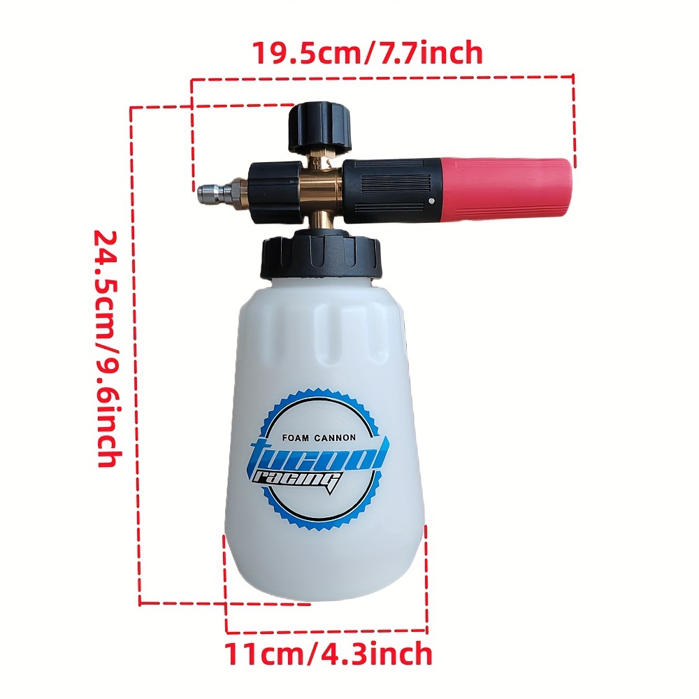 1/4 inch Snow Foam Cannon Foam Lance