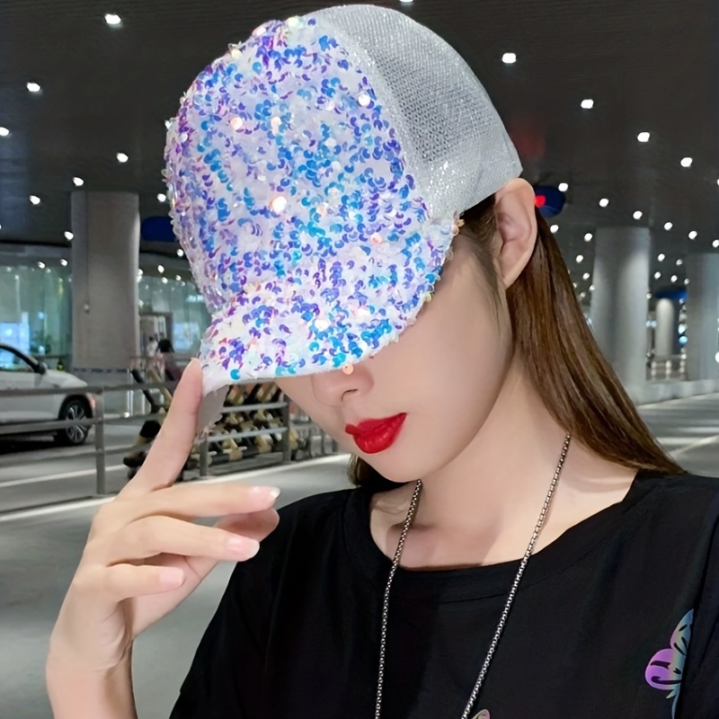 Glitter Baseball Cap- Various Colors