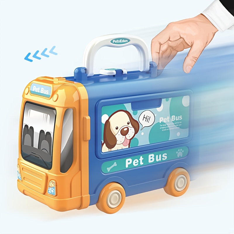 Multipet - School Bus Dog Toy