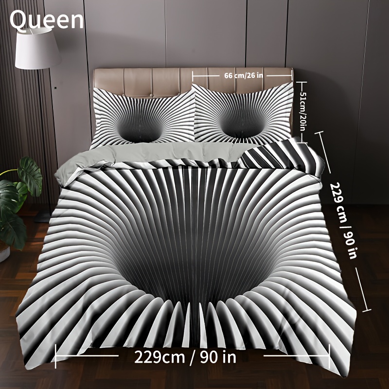New 3D Print Duvet Cover Set Twin Bedding Quilt Cover With Zipper