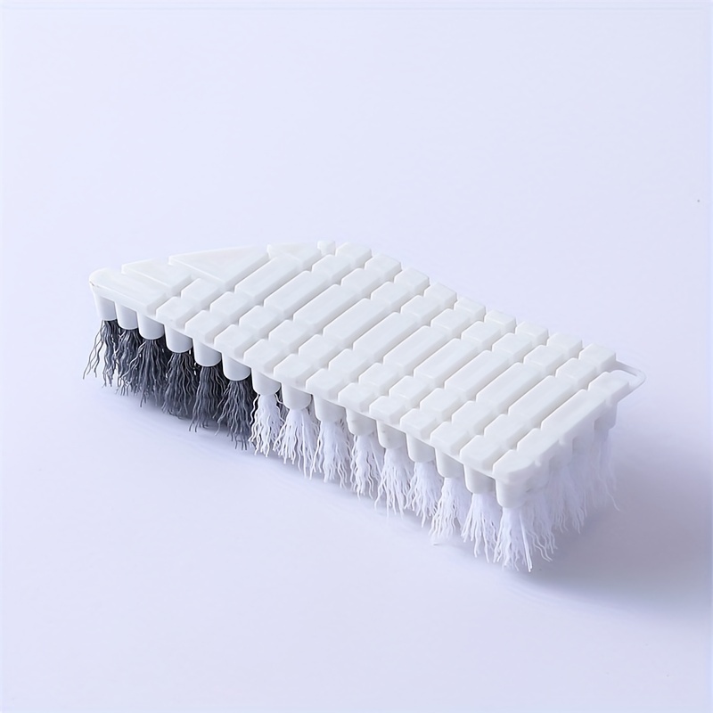 1pc PP Gap Cleaning Brush, Minimalist White Gap Brush For Household