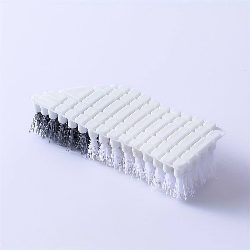 1pc Multifunction Cleaning Brush, White Plastic Gap Brush For