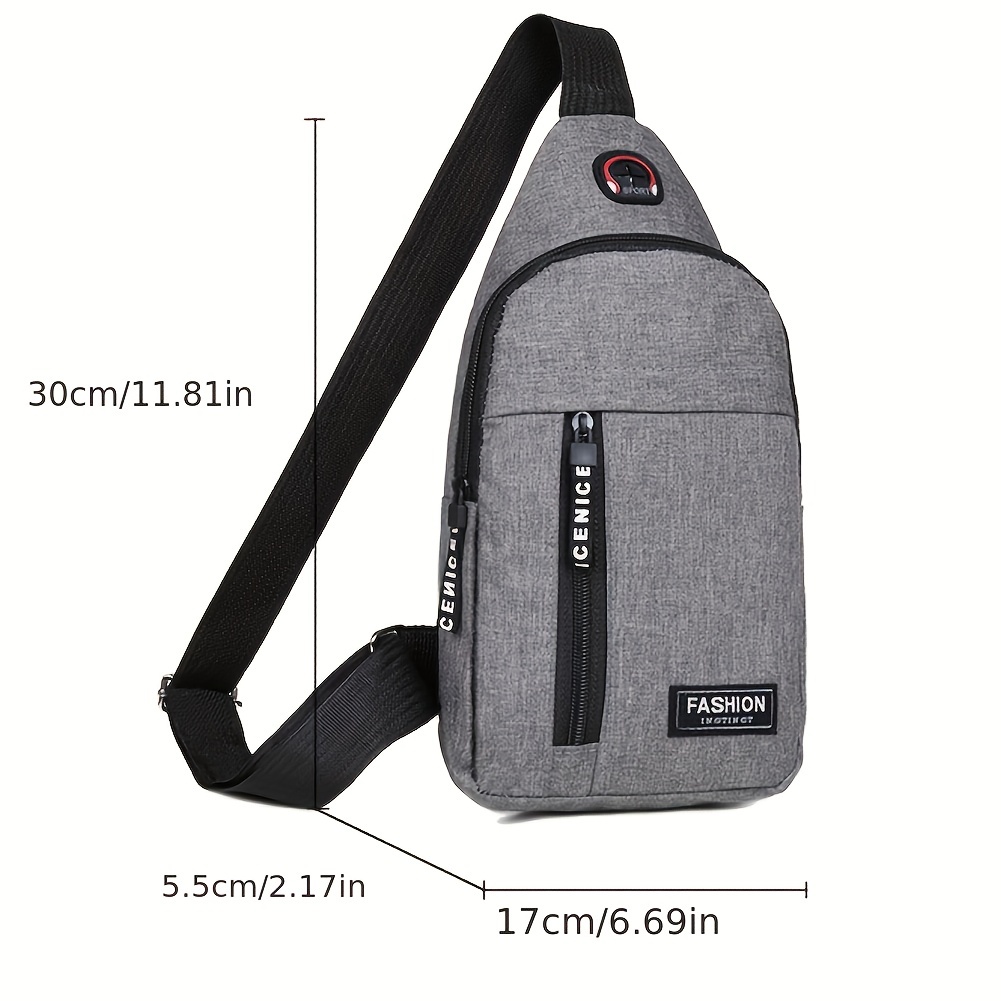 Men's Crossbody Backpack, Chest Shoulder Cross Body Bag, Travel Hiking  Casual Nylon Bag - Temu Austria