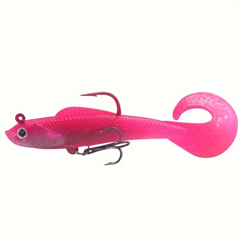 Soft Swimbait Jig Heads Plastic Fishing Bait Treble Hooks - Temu