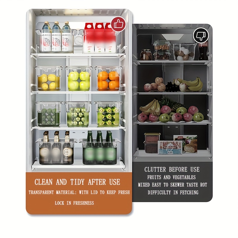 Fridge Organisers (Set of 3), Fridge Organisation