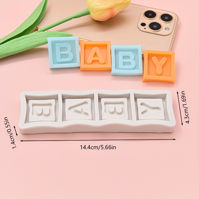 3d Silicone Baby Stuff Chocolate Molds For Diy Cake - Temu