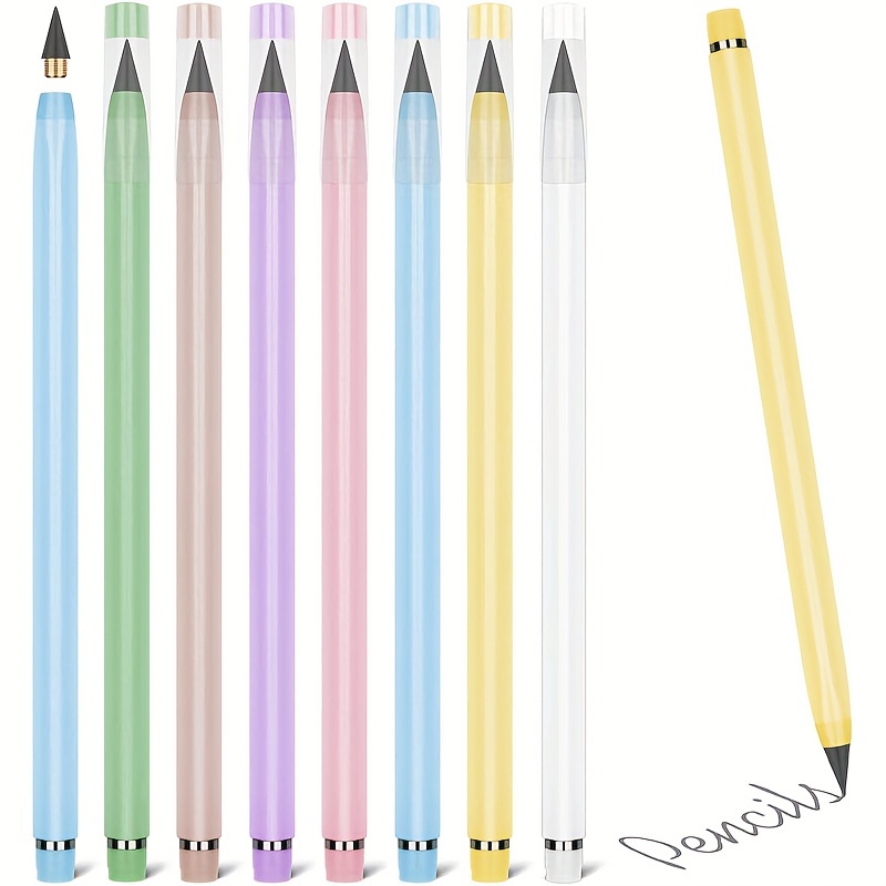 Official Infinity Pencil , Pencil with Eraser , Endless  Pencil (Set of 4, Multicolor) Pencil 