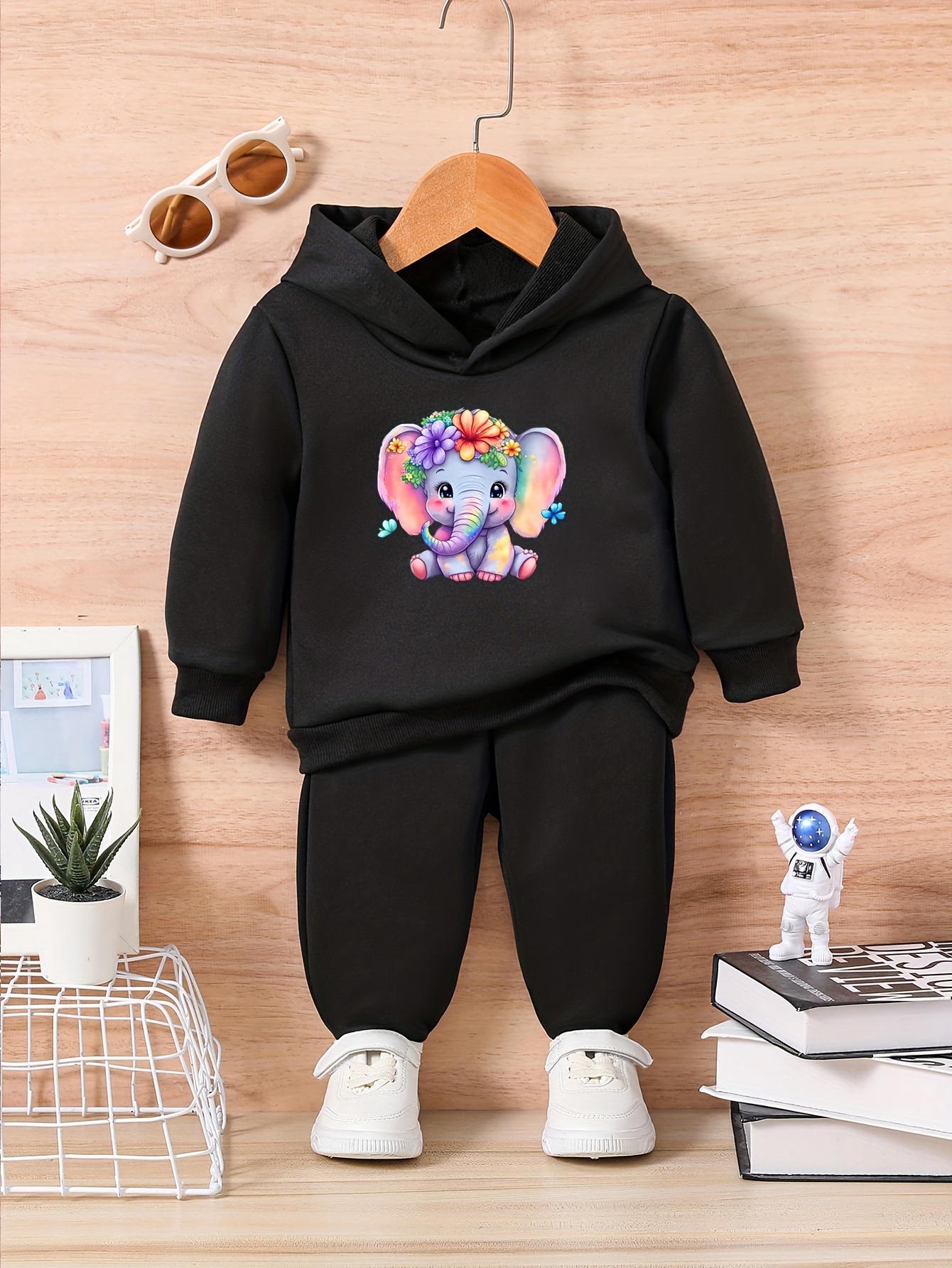 Cute Hoodie And Sweatpants Set - Temu