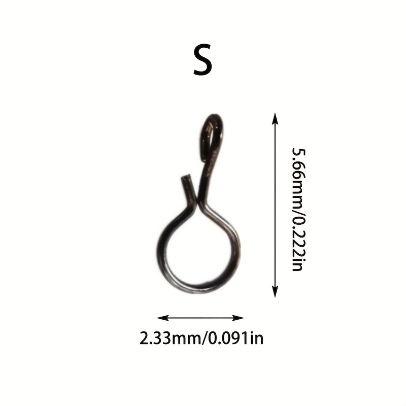 Fly Fishing Snap Quick change Lock Clip Stainless Steel Bait - Temu