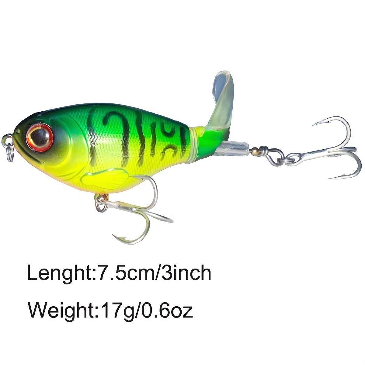Whoper Plopper Lure: Plopping Minnow With Floating Rotating - Temu