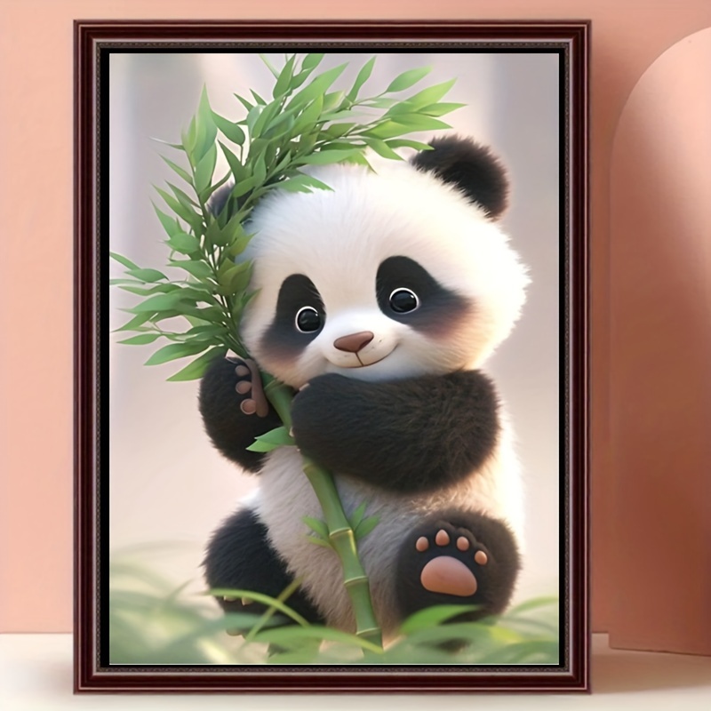 5D Diamant Peinture Kit Peinture Panda Famille Adultes Et Enfants