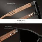 vintage polarized sunglasses for men women uv400 protection full rim tac lens natural wood daily leisure with case professional sunglasses accessory