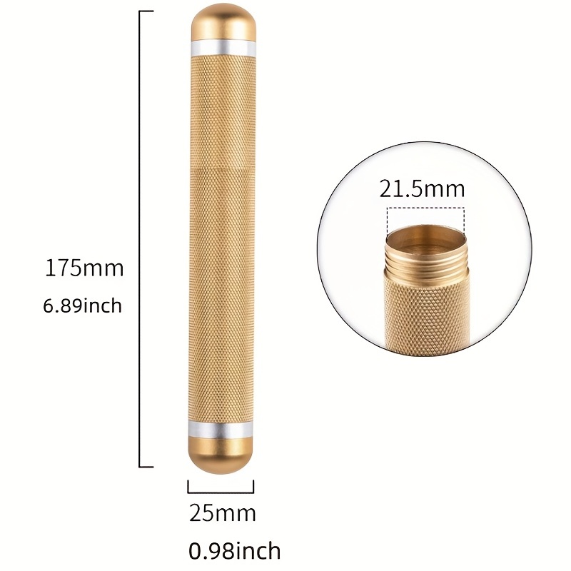 1pc Portable Aluminum Alloy Cigar Tube: Keep Your Cigars Fresh and Ready to  Enjoy!