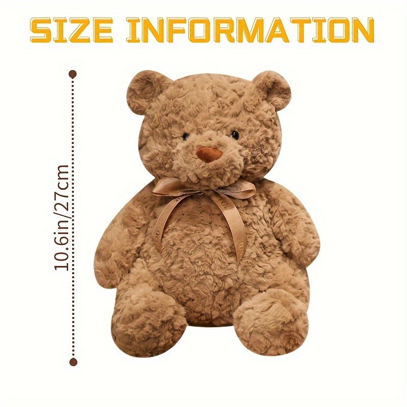 Adorable Brown Teddy Bear, Soft and Cuddly Plush Toy