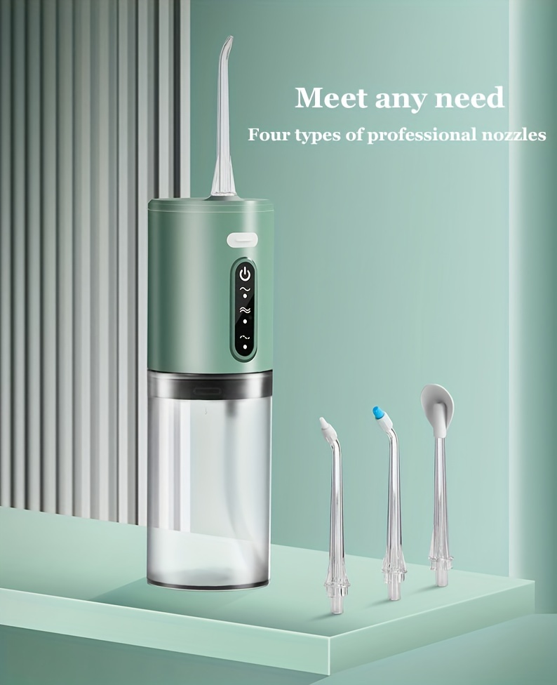 intelligent electric oral irrigator portable household hand held oral tooth cleaner water dental floss details 6