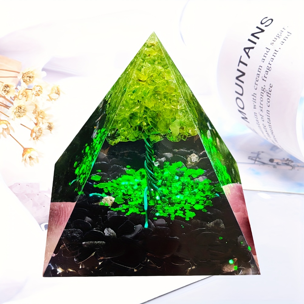 Handmade Chakra Energy Pyramid Natural Crystal Tree Reiki - Temu Israel