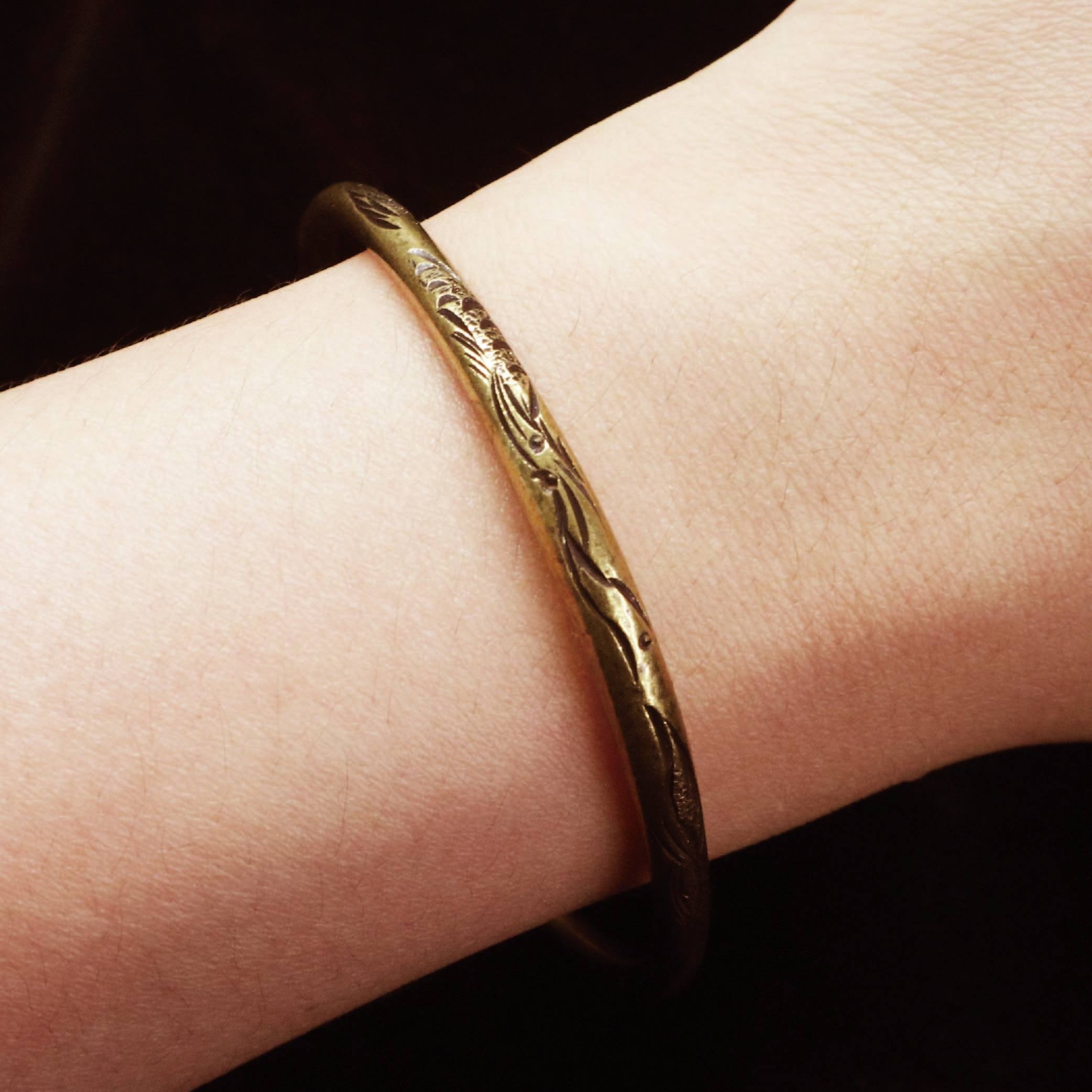 1pc Vintage Copper Adjustable Bracelet, Suitable For Daily And Formal Occasion, Valentine's Day Gift For Men And Women