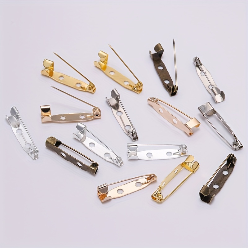 Broche de clip para colgante, 60 piezas de 3 tamaños de clip de pinza de  acero inoxidable para hacer joyas, manualidades, bricolaje, 0.591 in/0.630